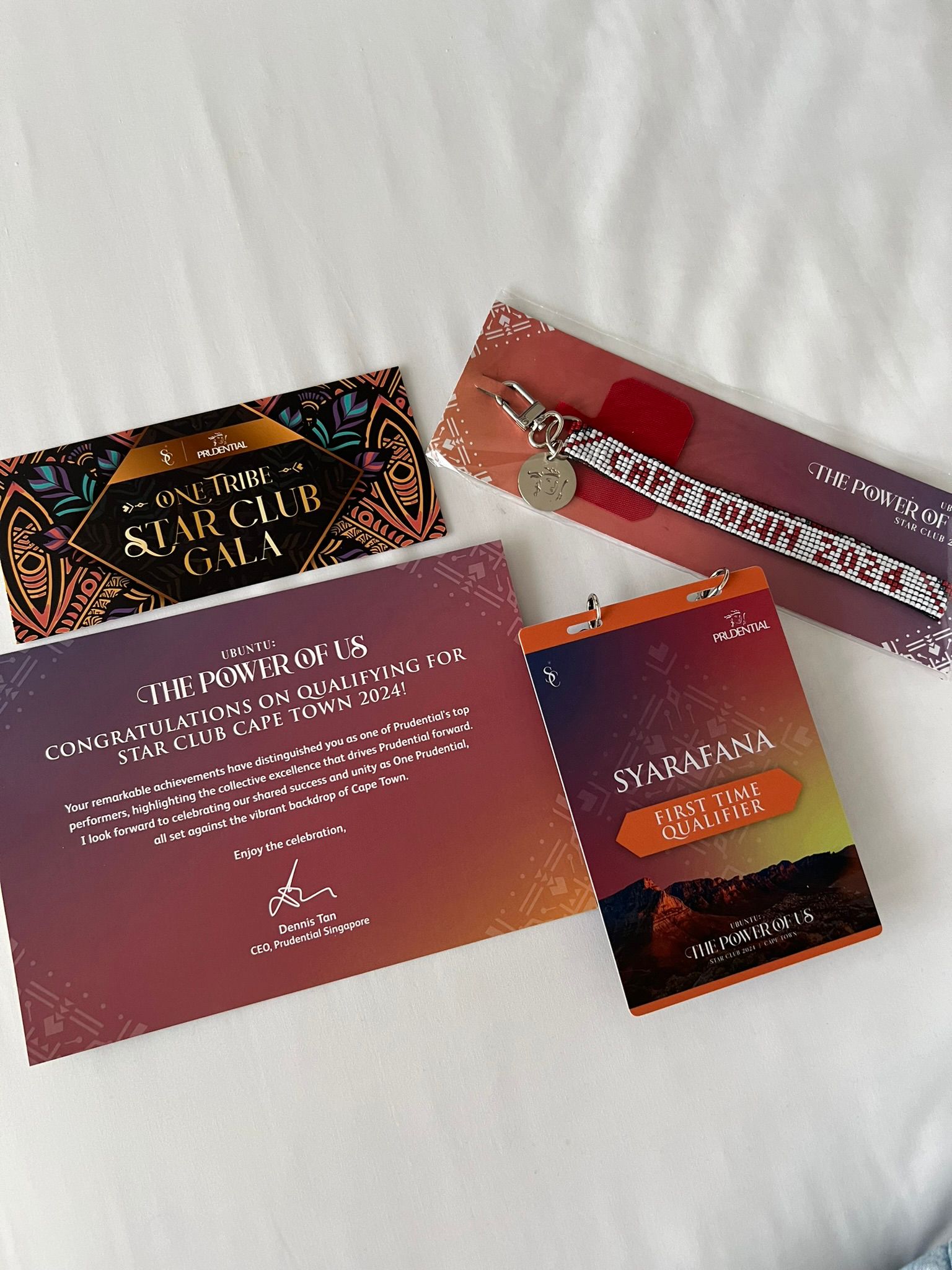 Prudential Star Club Cape Town 2024 invitation and qualifier badge